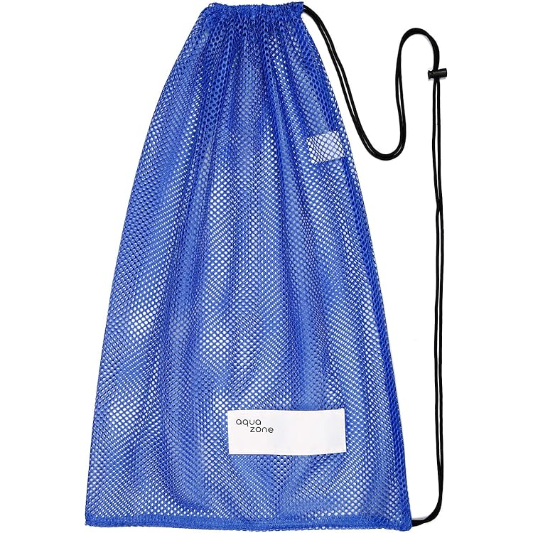 Sac Filet XPEX 2 Pièces - Nylon Respirant Et Cordon Réglable - Idéal Plage, Sport, Voyage