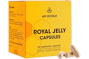 GENERIC API Royale - Royal Jelly Capsules - Supplement for Immunity Boost and Skin Health - 60 Vegetarian Capsules
