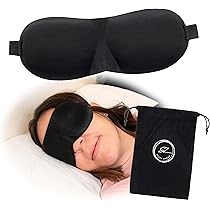 Maschera 3D Per Il Sonno - Morbida, Imbottita, Blocco Luce - Foto 7