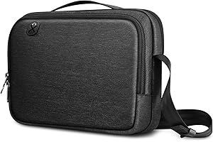 FINPAC Tablet Shoulder Bag for 11-inch iPad Pro M4 & iPad Air M2 2024, 11" iPad Pro 2022-18, 10.9" iPad 10th Gen & iPad Air 5/4, 10.2" iPad, Padded Carrying Case for Surface Go, Galaxy Tab 9-11 Inch,
