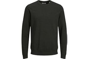 JACK & JONES Male Strickpullover Einfarbig Strickpullover