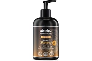 ‎AHUHU ahuhu THICKENING Coffein Shampoo (500ml) – Mit Bio-Koffein & Reisstärke, Stärkt Haarwurzeln & schützt die Kopfhaut, Mehr Volumen für Damen & Herren, Ohne Silikon & Parabene, Vegan