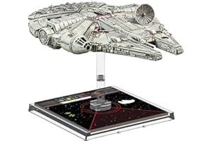 Giochi Uniti- X-Wing Millenium Falcon Star Wars Jeu de Table, GU085, Multicolore