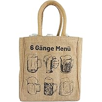 Zoyomax Flaschenträger Für 6 Flaschen - Filztasche Mit Flaschenöffner