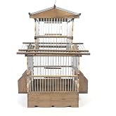 NATURBİRDS 2 Tiers XXL Wooden cage