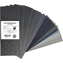 Carta Vetrata Assortita Grana 120-5000 - 30 Fogli Bagnato/Asciutto Per Levigatura