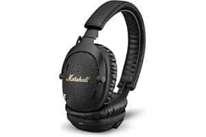 Marshall Monitor III ANC Bezprzewodowe słuchawki Bluetooth z aktywną redukcją szumów, czas odtwarzania 70 godzin - czarne