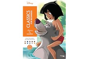 Mystery Colouring - Classics for Beginners: Reveal iconic Disney characters with colour by number