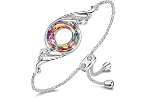 Kate Lynn Mother's Day Gifts for Women Bracelet Crystal Bangle Bracelets for Mum Her Women Sister Wife Girlfriend Birthday Gifts Ladies Personalised Jewellery Box Packaging