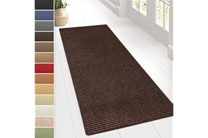 ‎FLOORDIREKT Floordirekt Sisal-Teppich Sylt | Wohnteppich oder Läufer | Hochwertiges Qualitätsprodukt | Erhältlich in vielen Farben & Größen | Langlebig & strapazierfähig (66 x 150 cm, Dunkelbraun)