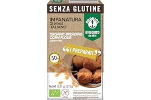 Probios Impanura di Mais Italiano - Bio-Panade-Maismehl - Glutenfrei & fettarm - besser verdaulich - 375 g