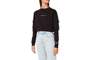 Tommy Hilfiger Tjw Crop Utility Crew Sudadera para Mujer