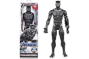 Xingsky Black Panther Figure, Black Panther Figurine 30 cm Titan Hero Series Black Panther Action Figure pour Enfants, Adultes, Anniversaire, Collection, Desktop Ornements