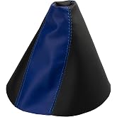Funda Para Palanca De Cambios De Piel Sintética Negra - Personalizada Para Modelo De Vehículo, Fácil Instalación