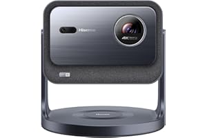 Hisense Smart Mini proiettore C2, 65-300" 4K, 2000 ANSI lumen,Risoluzione 4K, Dolby Vision, HDR10+, Smart TV VIDAA U7.6, 20W audio JBL integrato