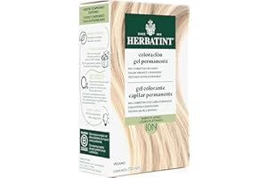 Herbatint Coloración Capilar en Gel 10N Rubio Platino - 170 ml | Sin Amoníaco, Cobertura Óptima de Canas | con 8 Extractos Orgánicos, Ideal para Pieles Sensibles