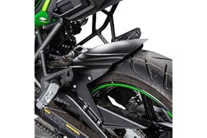 TAZGANTAX Garde-boue arrière de moto compatible avec Ka-wa-sa-ki Ver-sys 650/KLE650 2007-2022 (Noir)