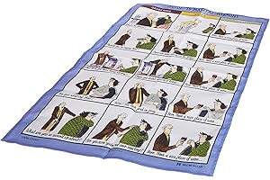 Samuel Lamont Guide to Marital Harmony Cotton Tea Towel, Blue