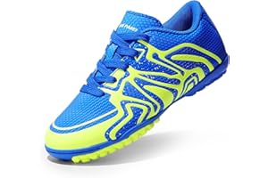 DREAM PAIRS Chłopcy dziewczęta halowe korki piłkarskie sznurowane sportowe młodzieżowe futsal buty piłkarskie dla małych/dużych dzieci