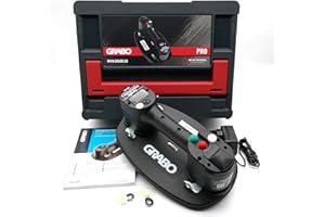GRABO PRO- Digitaler Tragbarer Akku-Vakuum-Saugheber | mit Auto-Nachsauge-Funktion | Im Tanos Systainer Transportkoffer | Modell 2025 | Maximale Hebekapazität 120 kg | Ergonomisches Design |