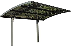 Canopia by Palram Carport Arizona 14.3 m² en Polycarbonate, Aluminium Robuste et antirouille Protection de la Voiture Contre la lumière du Soleil