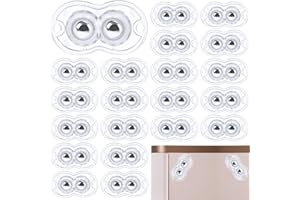 FUYIHGL 20 PCS Self Adhesive Mini Caster Wheels 360° Rotation Mini Appliance Wheels Stick On Peel and Stick Swivel Mini Casters Wheels for Kitchen Appliances Small Furniture Trash Can Storage Box Coffee Maker