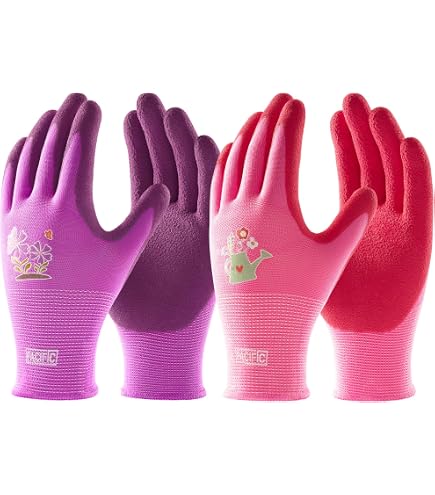 Guanti Da Giardinaggio Antiscivolo – 3 Paia Multicolore – Uomo E Donna – Lavoro E Fai Da Te