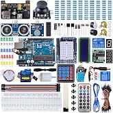 Miuzei Starter Kit for Arduino R3, Microcontroller, 169 Pieces, Tutorial | Servo Motor, Breadboard and Sensors, 30 Spanish Le