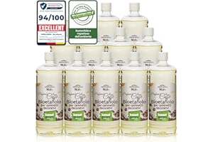 KieselGreen Bioethanolo 12 x 1 litro con Fragranza per Caminetto a Etanolo – Bio-etanolo profumato per Ambienti, molte Fragranze - Profumo per Caminetto a bioetanolo da Interno o da Tavolo