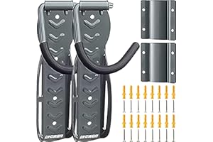 LYCAON Wand Fahrradhalter (Ultimate Grey) Stahl Fahrrad Wandhalterung, Fahrrad haken, Fahrradständer,inkl. Montagematerial (2)