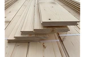 HOBBY LEGNO Perline sottotetto abete non trattato qualità commerciale sp.mm.20 pz.5. Made in Italy. (pz.5 mm.20x150x2000 resa mq. 1,38)