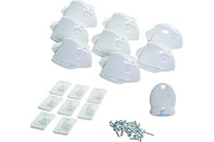 Dreambaby adhésif magnétique Verrouille (8 serrures et 1 clé)