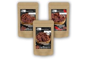 BY 3YO 1kg Beef Jerky (10 x 100g) -AKTION- 3 Sorten - 51% Protein Biltong Trockenfleisch (3 Sorten Mix)