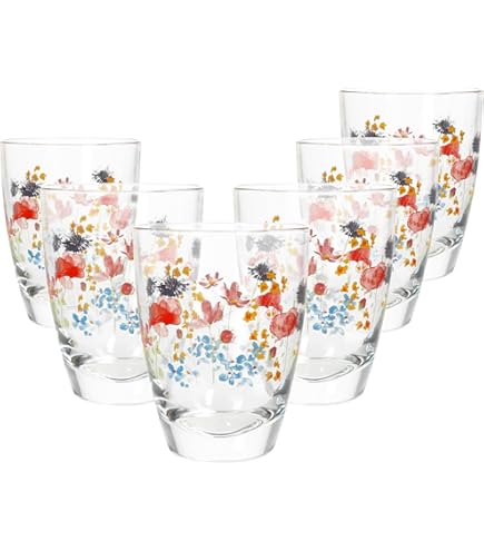 Excellent Houseware luxe sap/waterglazen - 12x stuks - 390 ml | Fun en Feest