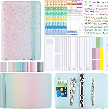 100 Enveloppen uitdaging map | Eenvoudige en leuke manier om geld te sparen | Uitdaging doos kit geldsparen - Spaaruitdagingen-map - Budget-map met geldenveloppen voor kantoor, thuis, school