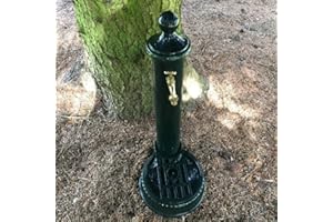 Antikas – Fontaine d'eau sur pied – Colonne avec robinet – Fontaine de jardin Fontaine colonne