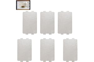 6 stycken 6,5 x 11,5 cm mikrovågsugnslimplatta, bladbyte tillbehör, mikrovågsugn, glimmerplatta ersättningsplattor, för kök