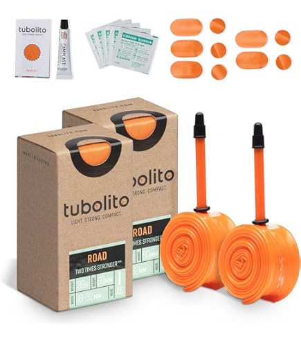 Tubolito 700c  (700×18/28mm 42mm) 2本セット) Tubolito Road 700C x 18-32mm Tube | Light, Strong & Compact