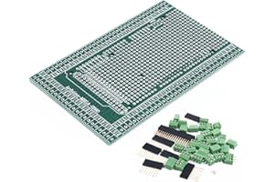 Chesoon Kit di Parti Della Scheda di Schermatura Della Morsettiera a Vite Prototipo per Arduino MEGA-2560 R3, Non Pre-saldato
