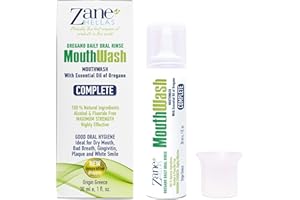 ZANE HELLAS PROBABLY THE BEST OREGANO OIL PRODUCTS IN THE WORLD Zane Hellas MouthWash. Oral Rinse with Oregano Oil Power. Ideal for Gingivitis, Plaque, Dry Mouth, and Bad Breath. Alcohol and Fluoride Free. 100% Herbal Solution. 1fl.oz.-30ml.