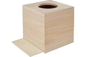 Boîte à mouchoirs VBS « Carré », ouverture ronde