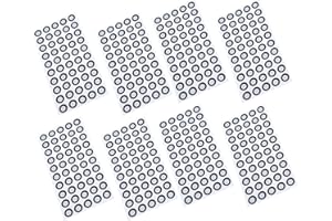 FTVOGUE 500PCS 10 fogli Marker per Scansione 3D, Diametro 6 Mm, Diametro Esterno 10 Mm, Punto di Riferimento, Marcatori a Riflessione Diffusa per L'analisi del Movimento 3D