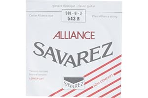 Savarez Strings for Classic Guitar Alliance HT Classic 543R single string G3 Carbon standard, Fits string set 540R, 540ARJ, 540RH, 500AR, 500ARJ, 510AR, 510ARJ