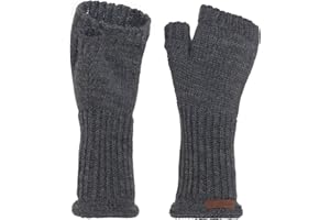 KNIT FACTORY - Cleo Handstulpen - Fingerlose Handschuhe - Gestrickte Handschuhe für Winter - Damen Handstulpen aus Wolle - Hochwertige Qualität