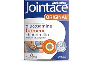 Jointace Original by Vitabiotics - Comprehensive Bone & Cartilage Support - Includes Turmeric, Ginger, Glucosamine & Chondroitin - 30 Tablets