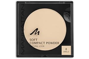 Manhattan Soft Compact Puder, 8 Wanilia, 9 g