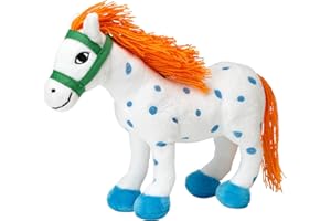 PIPPI LANGSTRUMPF Pippi Longstocking Przytulnie miękka zabawka koń pluszowy kucyk zabawki dla dziewcząt i chłopców 0+