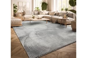 TT Home Tappeto Salotto Pelo Corto Monocolore Design Moderno Lavabile Giallo Oro, Colore: Argento, Dimensione:120x170 cm