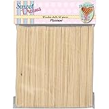 Bestron DST60 Bastoncini per Waffle, Legno