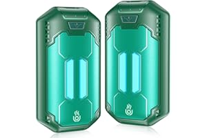 2 Pack Calentador de Manos Recargable OUTJUT 6000mAh Calienta Manos Calienta Manos Electrico Portátil 3 Modos de Calor Regalos para Raynauds, Golf, Camping, Senderismo